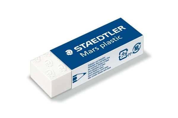Staedtler Mars Plastic 52650E1-35 Gomma da cancellare bianco e pastello