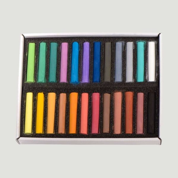 Pastelli Setosi Colorati Creature – 12 Pastelli Morbidi E Lavabili In Tubo Di Cartone, Ideali Per Bambini, Creatività Senza Disordine, Lunghezza 13 Cm